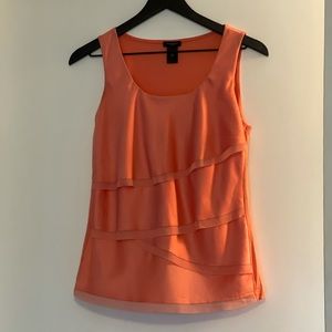 Ann Taylor Coral Sleeveless Top